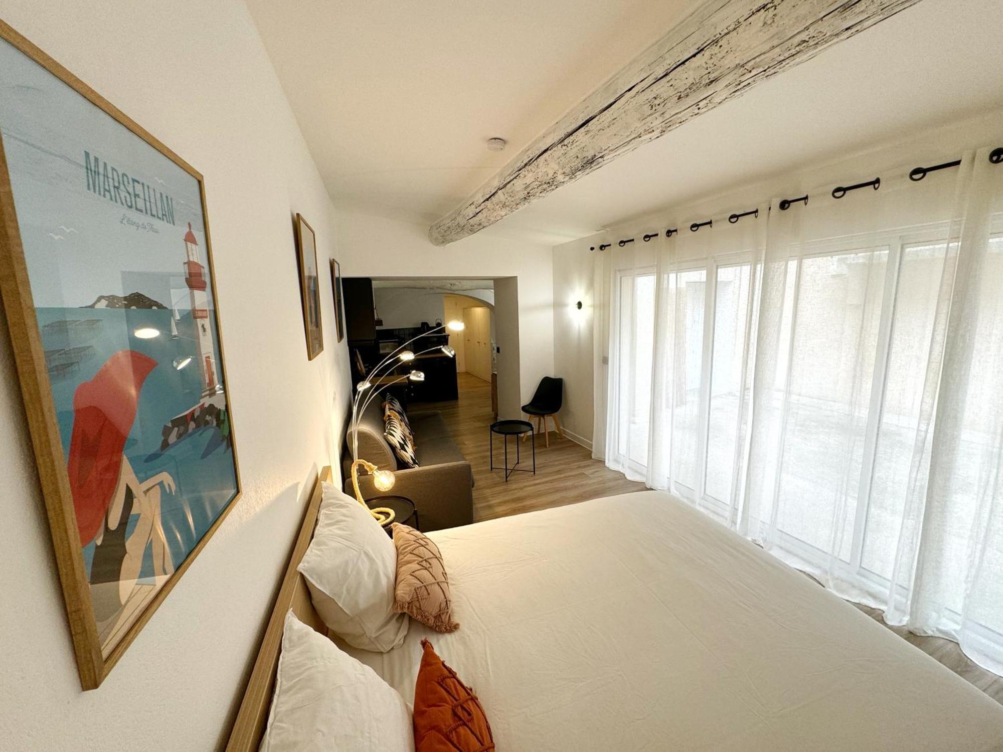 Charmant studio climatisé à 200m de la plage Mèze Exterior foto